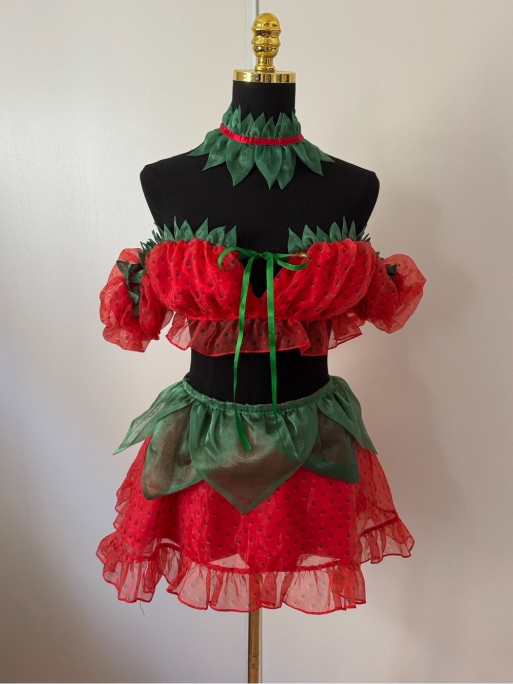 Dolls Kill | Trickz Nβ Treatz - Kawaii Strawberry Halloween Costume Set